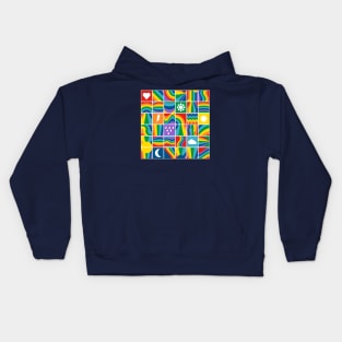 Rainbow weather Kids Hoodie